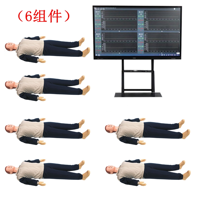 群體化電腦心肺復蘇訓練及考核系統(tǒng)(6組件)